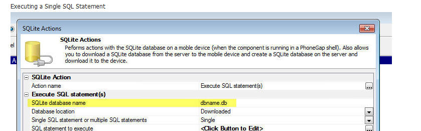 Sqlite Createdbonfly